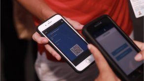 Código QR de vacunación contra COVID.