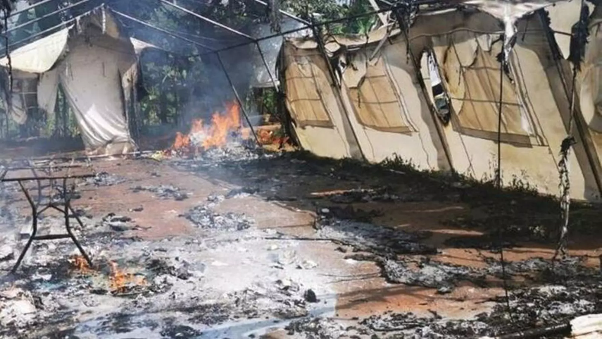 Incidente entre migrantes deja grandes afectaciones en albergue