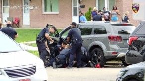 Protestas en Wisconsin luego que policía disparara a hombre negro por la espalda
