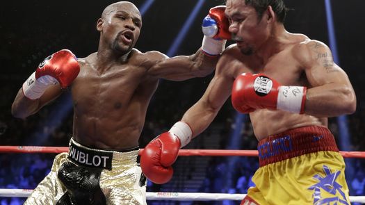 Floyd Mayweather J. y Manny Pacquiao.