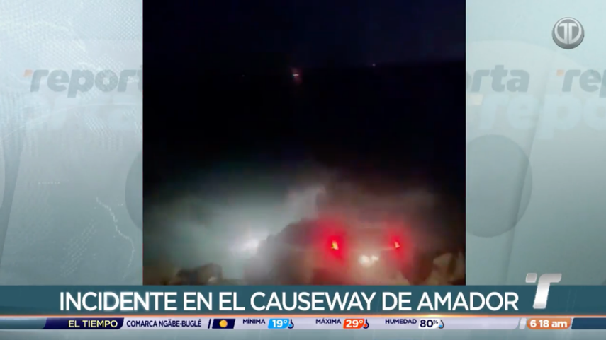 Cae al mar en la Calzada de Amador