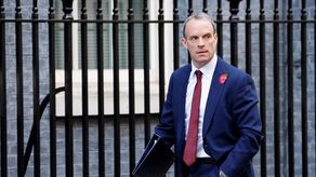 El viceprimer ministro británico, Dominic Raab﻿.