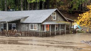 El servicio meteorológico catalogó el total de la precipitación preliminar como “impactante”.