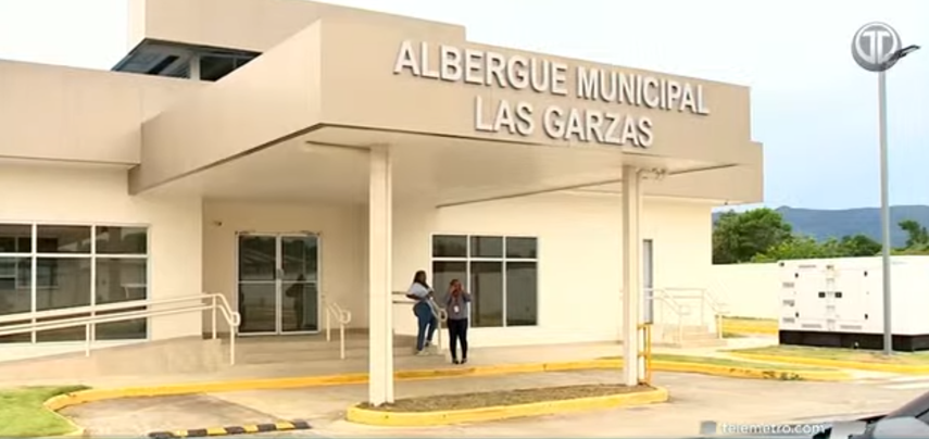 Autoridades realizan recorrido en el albergue municipal de Las Garzas de Pacora.