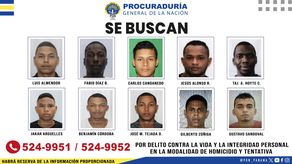 Ministerio Público publica a los 15 más buscados por homicidio