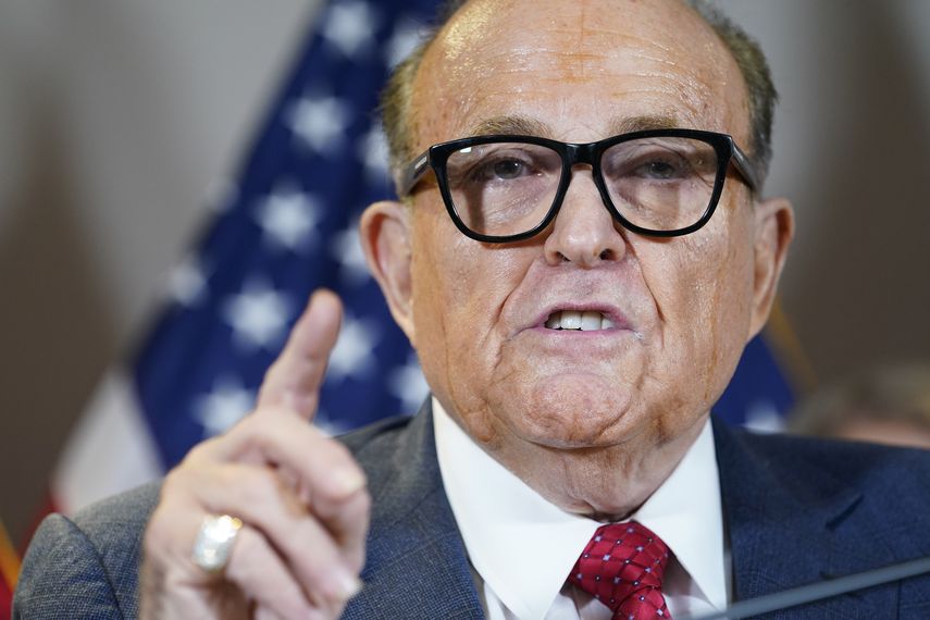 El exalcalde de Nueva York Rudy Giuliani﻿.