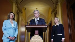 En el centro, presidente de FInlandia, Sauli Niinistö.