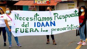 Los moradores de 16 barriadas de La Chorrera protestaron contra la invasión de terrenos.