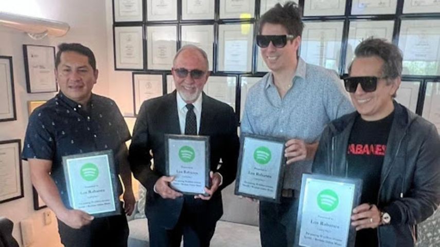 Los Rabanes reciben reconocimiento de Spotify