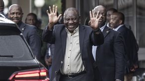 El presidente Cyril Ramaphosa.