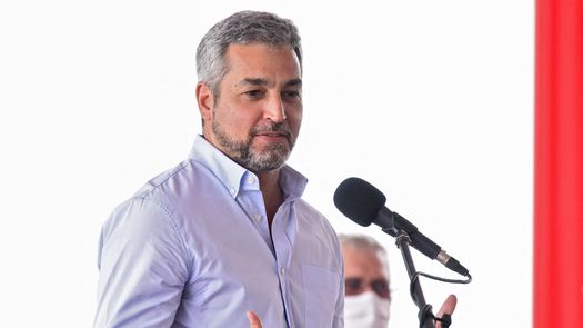 El presidente de Paraguay, Mario Abdo Benítez.