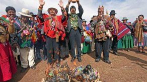 Evo Morales participa en ritos indígenas para pedir lluvias