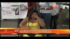 Víctima de atropello por Metro bus todavía espera una respuesta