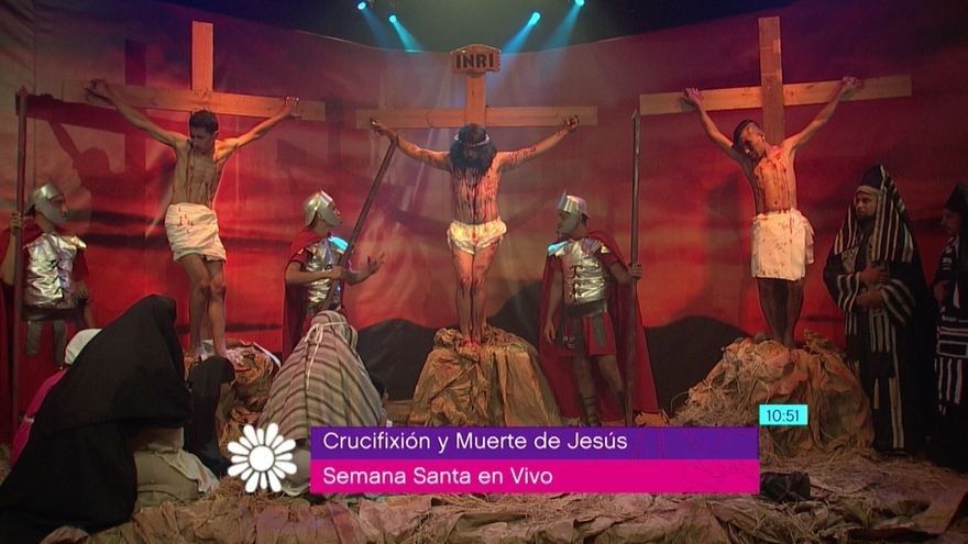Jueves Santo: Dramatización de la pasión y muerte de Jesucristo