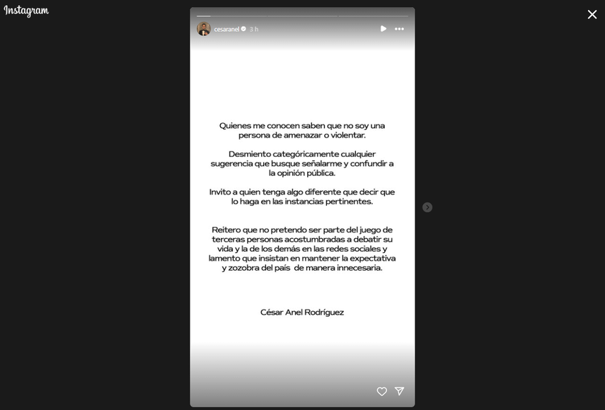 Historia de César Anel Rodríguez. Historia de César Anel Rodríguez.