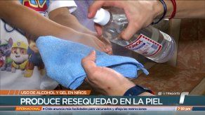 Conozca recomendaciones sobre uso de alcohol y gel en niños