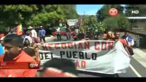 Indígenas Ngäbe Buglé realizan marcha en Chiriquí