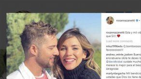 Rosanna Zanetti celebra su compromiso con David Bisbal en Instagram