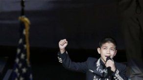 Ovacionan a mariachi de 11 años en la final de NBA