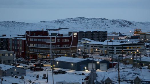 Ciudad Iqaluit en Canadá.