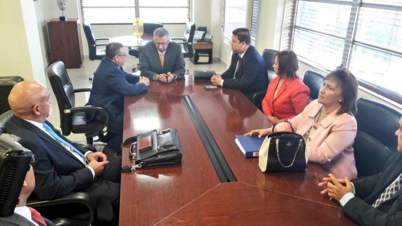 Martiz asume funciones en la CSS, sostuvo reunión con autoridades de la institución