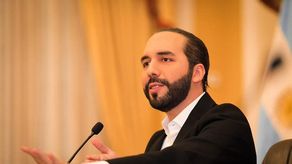 El presidente de El Salvador Nayib Bukele.
