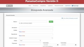 Los proveedores podrán registrarse en la página web de PanamaCompra actual donde aparece el cintillo rojo.
