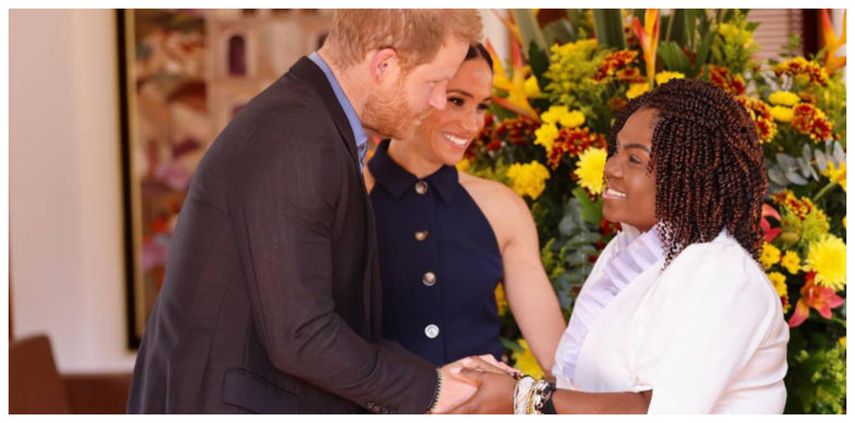Harry y Meghan en Colombia.