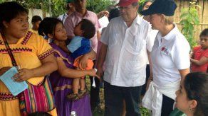 Primera Dama realizó recorrido en Chiriquí tras vendaval