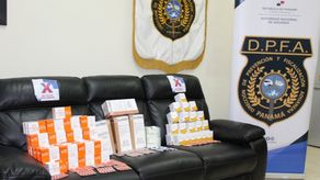 Entre los medicamentes confiscados están cápsulas de Ibuprofeno y Diclofenaco.