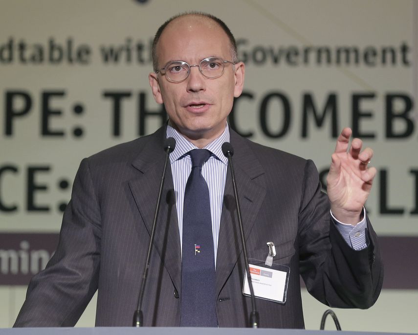 El expremier Enrico Letta.