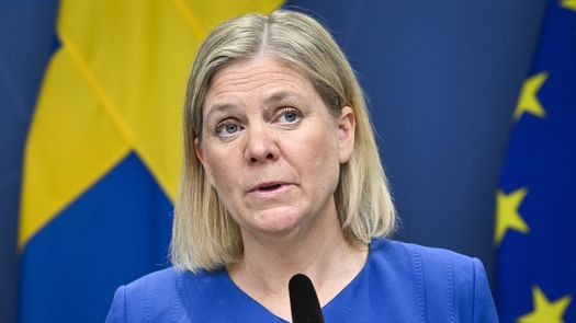 La primera ministra, Magdalena Andersson.