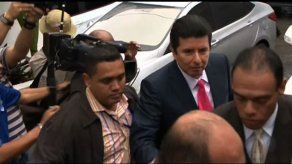 Magistrado Moncada llega a la Asamblea para audiencia de imputación de cargos