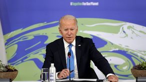 El presidente estadounidense Joe Biden﻿.