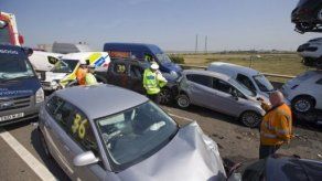 Más de 100 vehículos chocan y dejan 68 heridos en Inglaterra