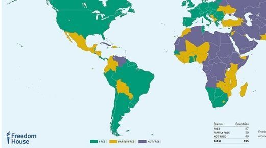 Panamá entre los países de mayor libertad, según informe de Freedom House