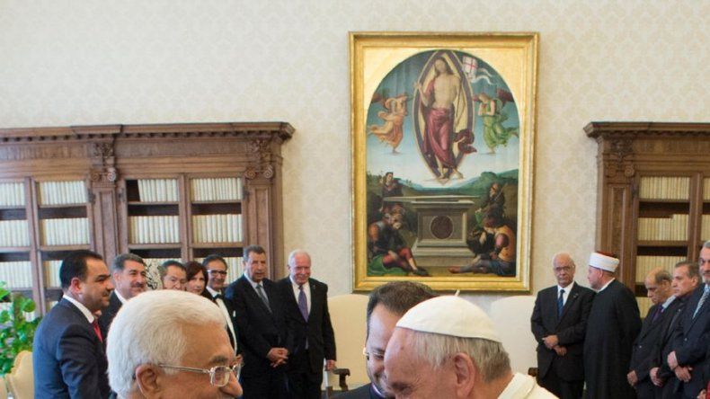 El papa Francisco recibió a Mahmud Abás durante 20 minutos en el Vaticano