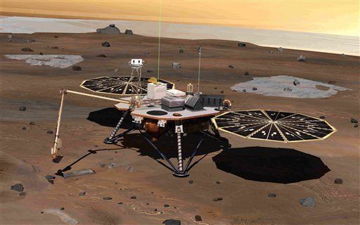 Sonda estadounidense Phoenix se posó con éxito en Martes