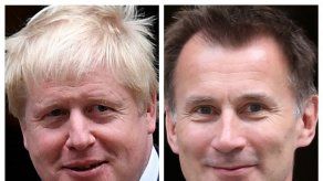 Boris Johnson y Jeremy Hunt se disputarán la sucesión de Theresa May