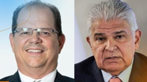 Presidente de FEPAFUT, Manuel Arias, y el presidente de la República, José Raúl Mulino. Presidente de FEPAFUT, Manuel Arias, y el presidente de la República, José Raúl Mulino.