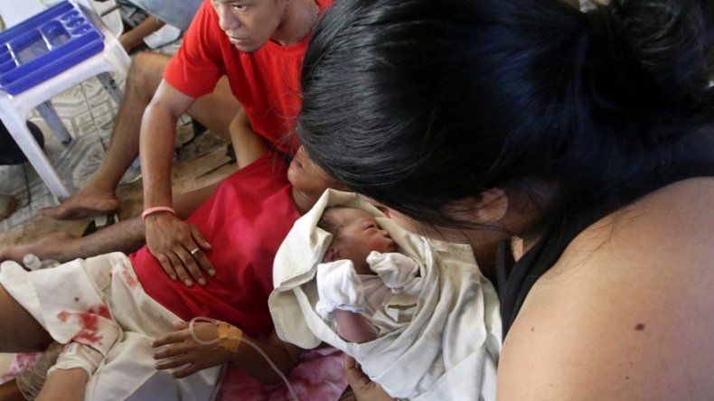 Bea Joy, la niña filipina que nació en medio de la destrucción