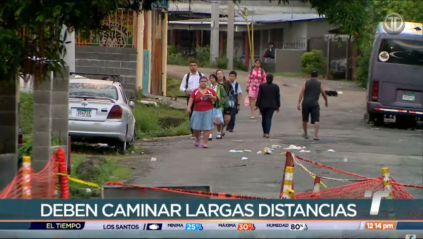 Retorno a clases: Desplome de vía en Nueva Libia afecta a estudiantes