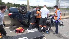 Una persona herida tras colisión en tramo marino del Corredor Sur