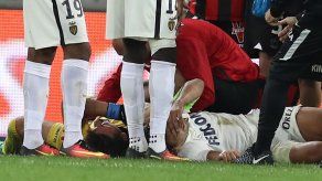 Falcao ha pasado la noche en el hospital por el golpe sufrido en la cabeza