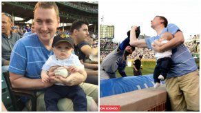 Fanático realiza gran atrapada