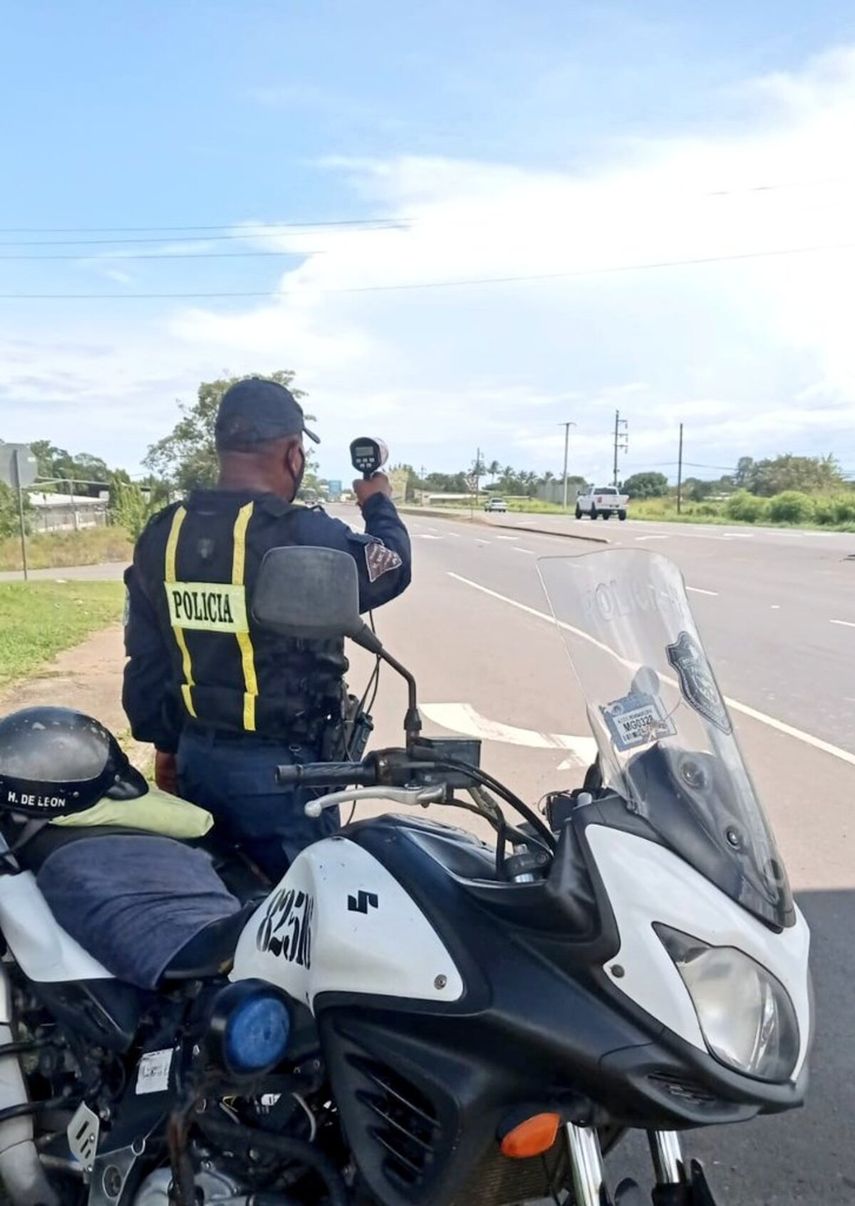 Las multas por exceso de velocidad inician en B/.50.00.