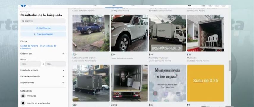 Las personas son contactadas a través de las redes sociales.