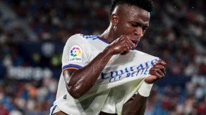 Vinicius Jr anotó para el Real Madrid ante Levante en LaLiga