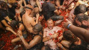 Este año la Tomatina cumple 75 años.