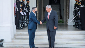 Inicia la reunión entre José Raúl Mulino y el presidente Laurentino Cortizo.